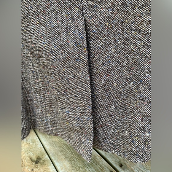 Vintique Tweed 24” Waist all Wool Lined Skirt and 2 button Pockets Jacket Suit - Picture 4 of 16